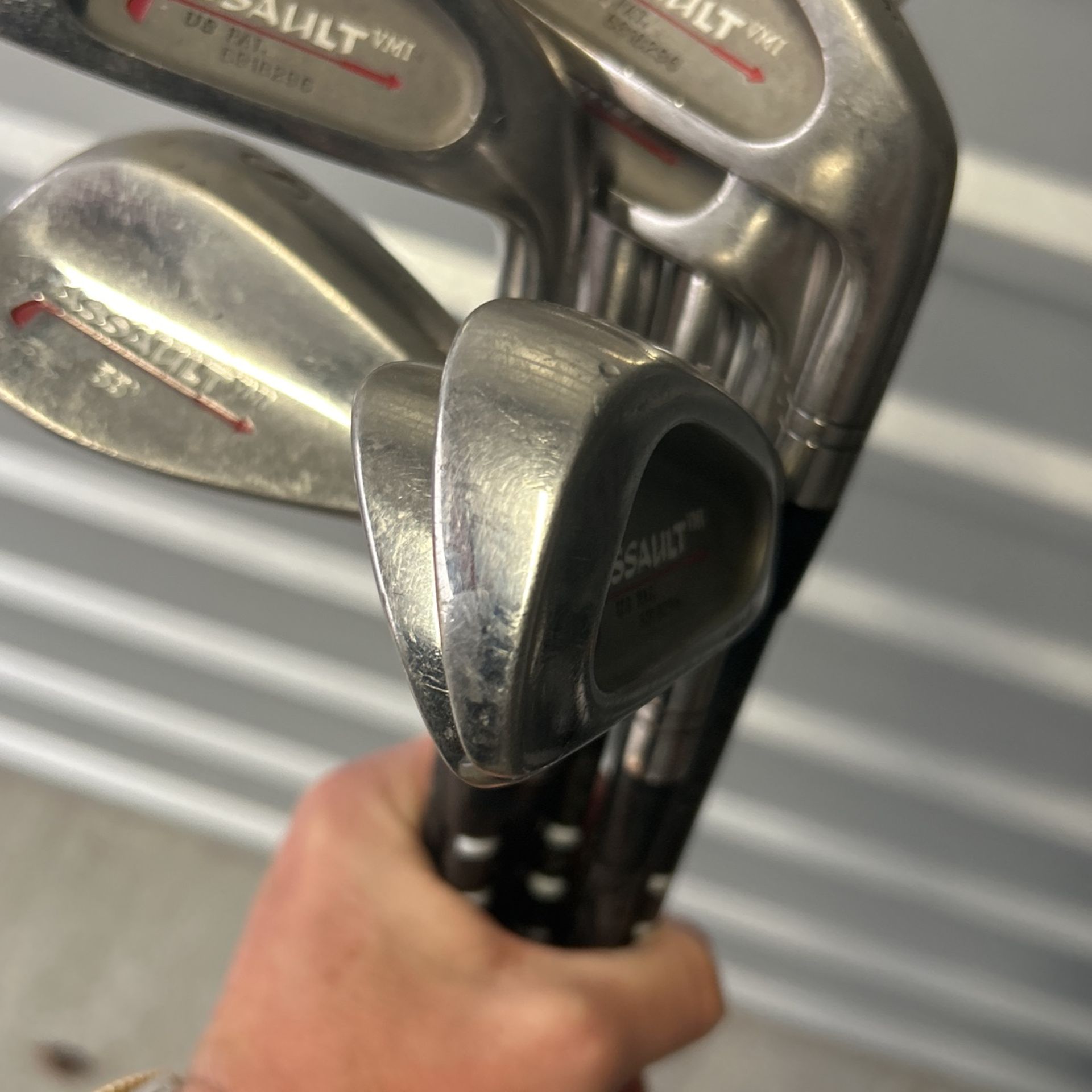 Adams golf clubs, eight piece set graphite shaft