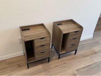 Nightstands and End Table Set- 4 pieces