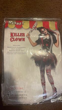 Killer Clown Costume 