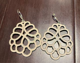 Large Filigree Drop Earrings