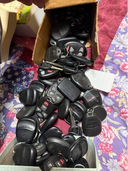 Large lot of key fobs