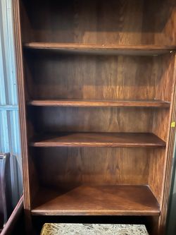 Tall Oak Bookshelf