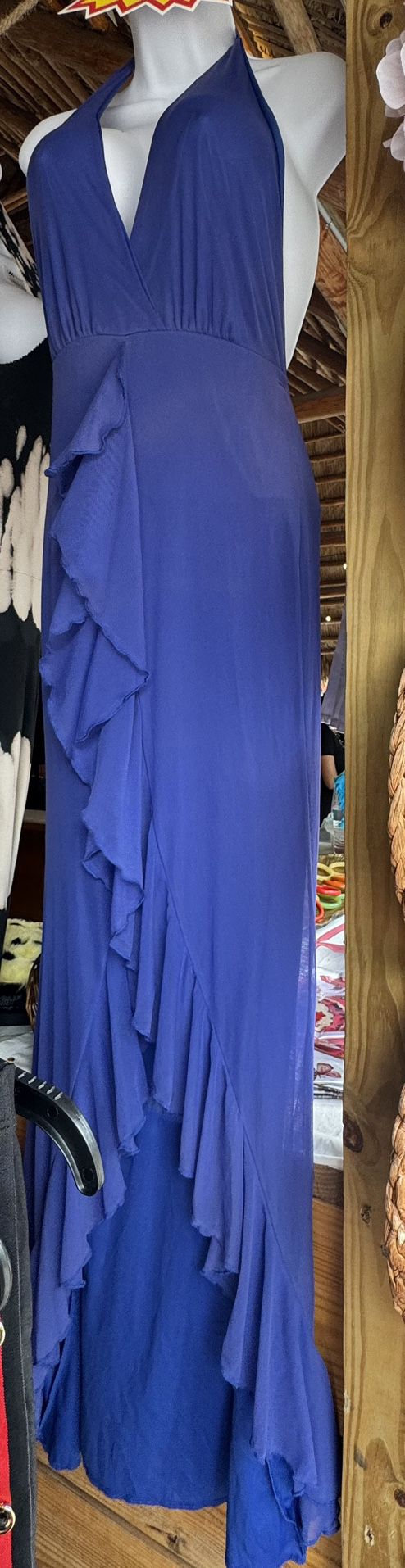Beautiful Royal Blue Beach Style Dress