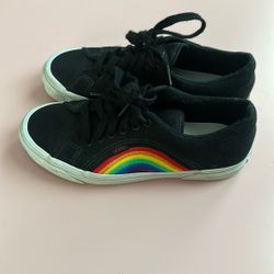 Vans - Limited Edition - Black & Rainbow