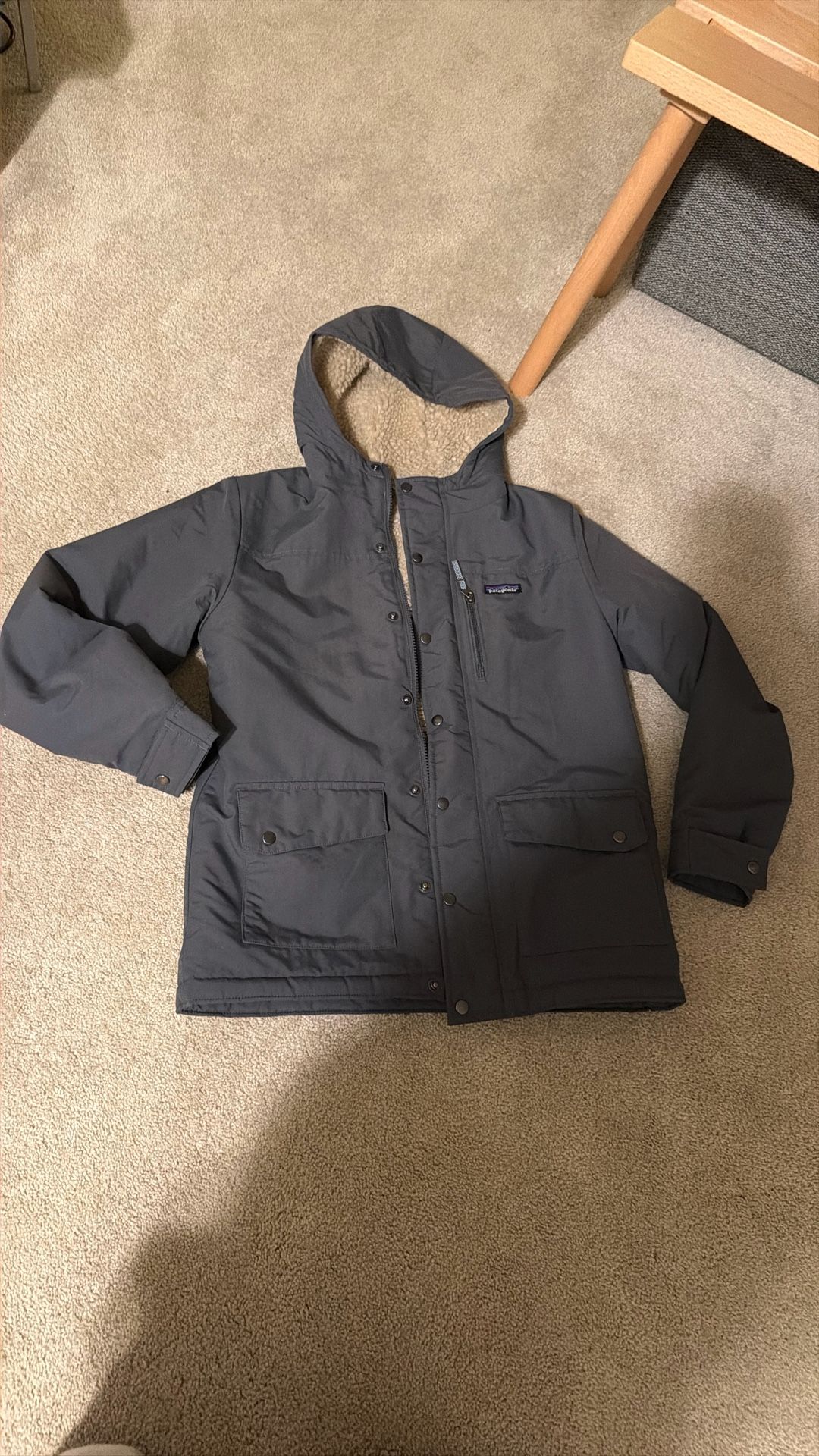 Patagonia Boys XL Sherpa Lined Zip Jacket 