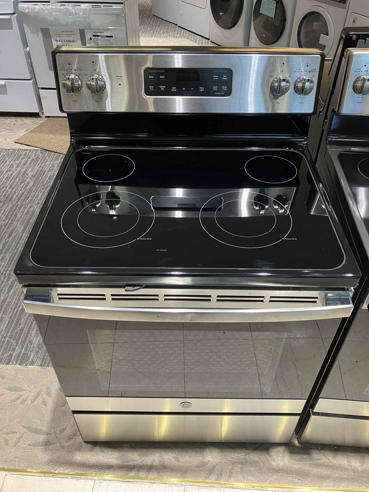 30 inch 4 Element Smart Free Standing Electric Range In Black