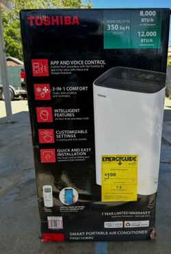 Portable A/C unit smart Wi-Fi TOSHIBA