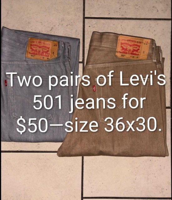 Levis 501 Two For 50