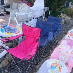 Folding Chairs 3.for $12