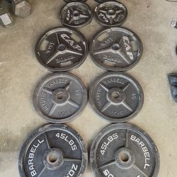 Olympic Weights 370lb total