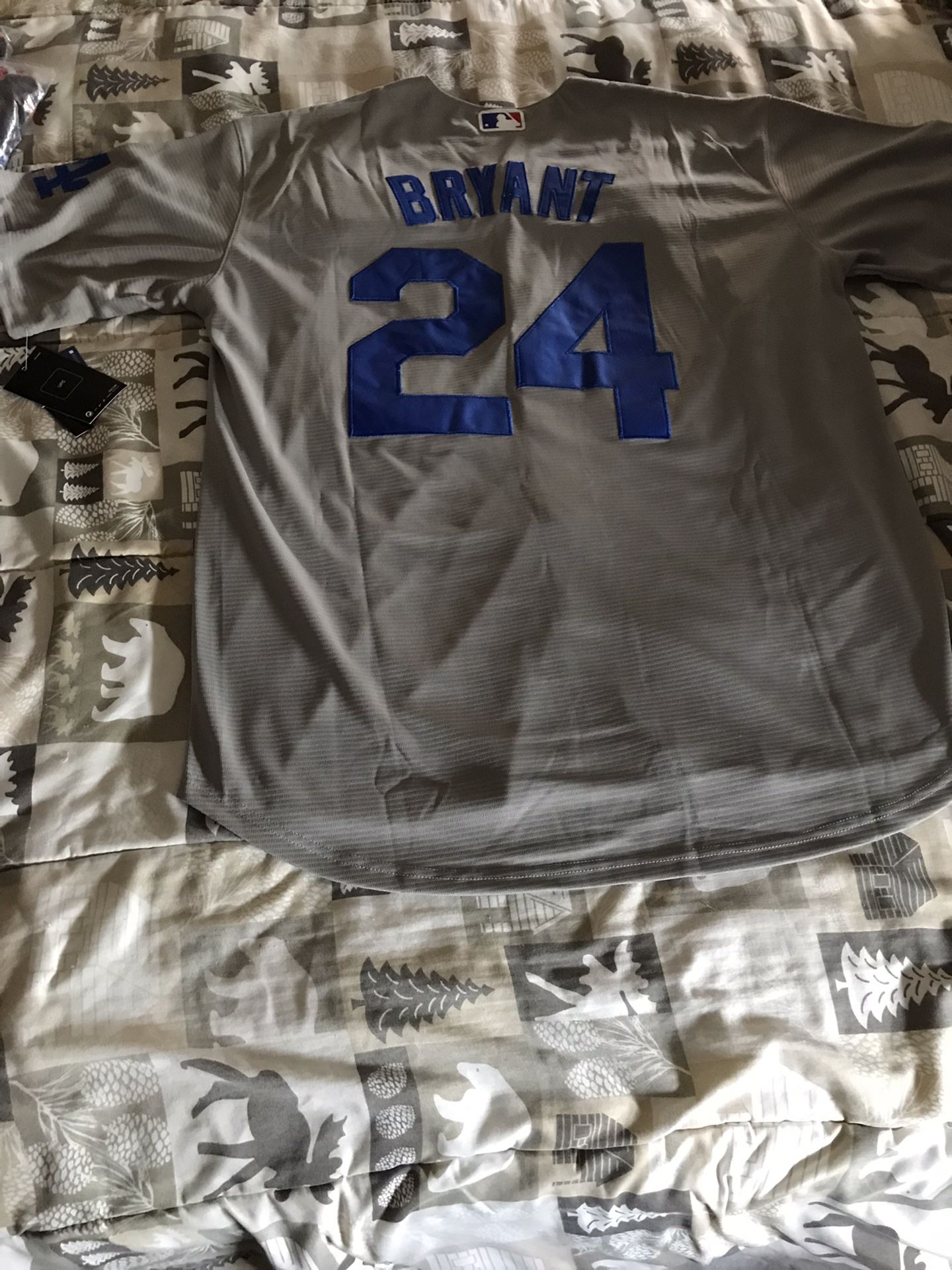 Kobe Dodgers Baseball Jersey Sz Large