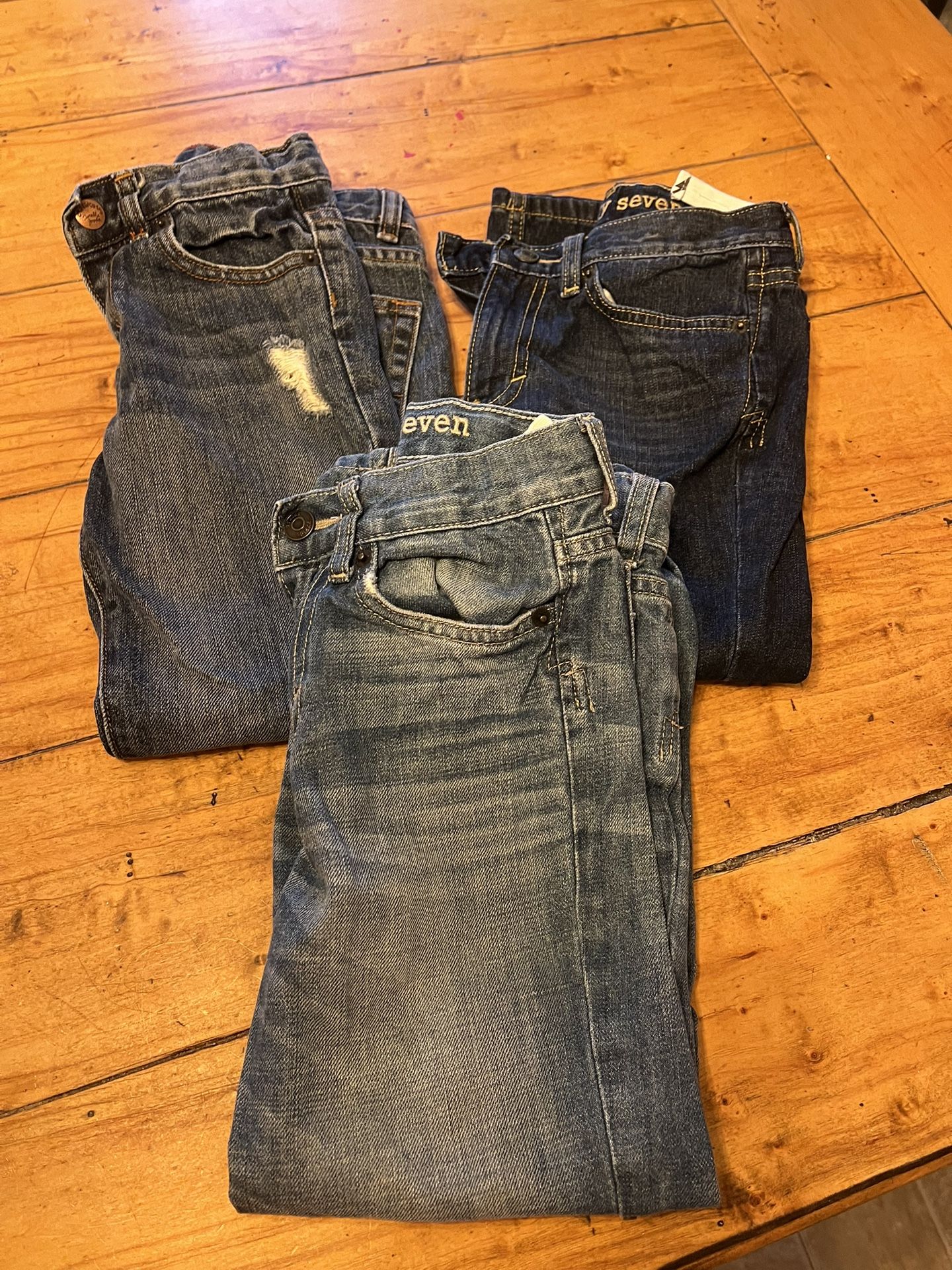 3 Pair Of 6 Boy Jeans