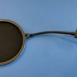 Clip-On Microphone Pop Filter w/ Gooseneck - 6.75”