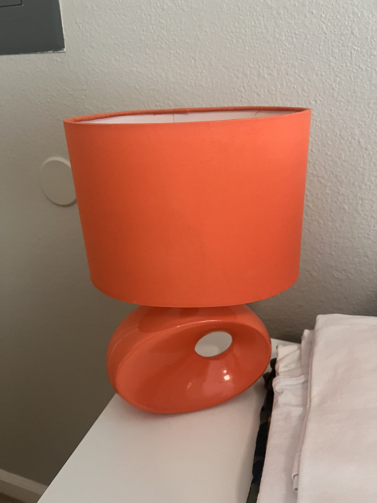 2 Orange Lamps