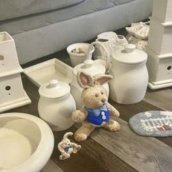 All Of The Ceramics… Some Not In The Photos. 