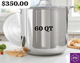 OLLA DE 60 QT CON PARRILLA PRINCESS HOUSE 🌼🌼🌼