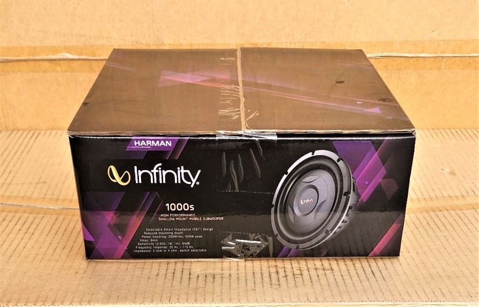 Infinity Ref1000s Bass Speaker 10 Shallow Slim Subwoofer 800 Watts