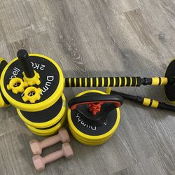 Dumbbell Sets Adjustable Weights, 50 Lbs