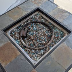 Fire table with tank