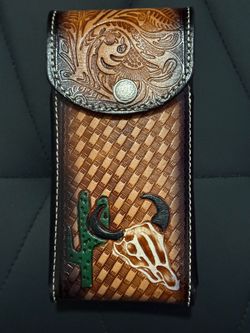 📱 Genuine Leather Western Phone Holster – $59.99 NEW