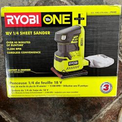 Brand New Ryobi Sander 