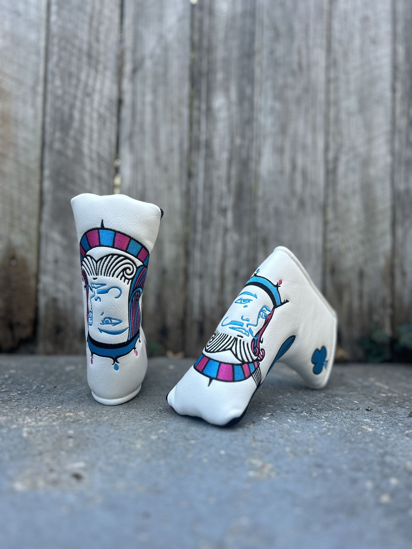 King If Cards Putter Headcover