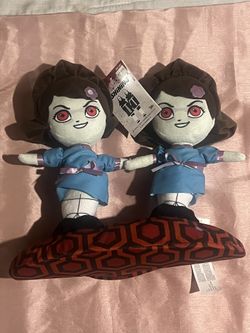 THE SHINING Grady Twins Animated Plush Dolls Music Phrases Halloween Gemmy 2021