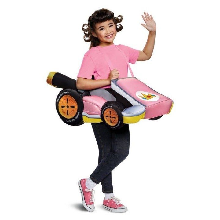 NWT Mario Kart Princess Peach Ride In Kart Halloween Costume Kids