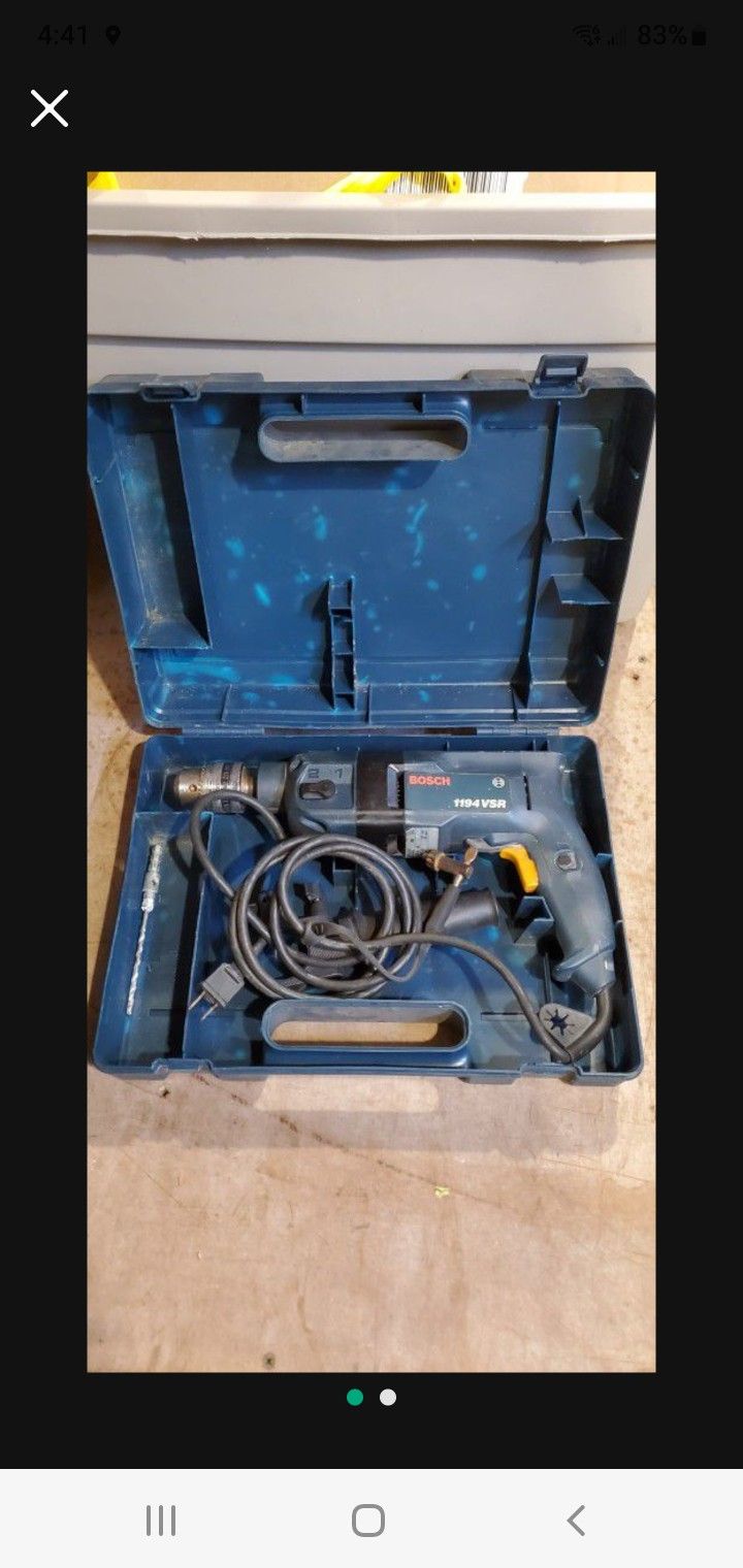 Bosch hammer drill
