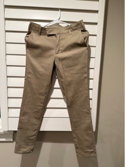 Girls Khaki School Uniform Pants Size 14 - New with Tags