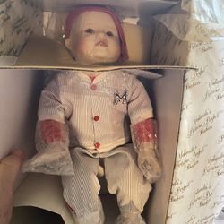 Porcelain Boy Doll By Yolanda Bello