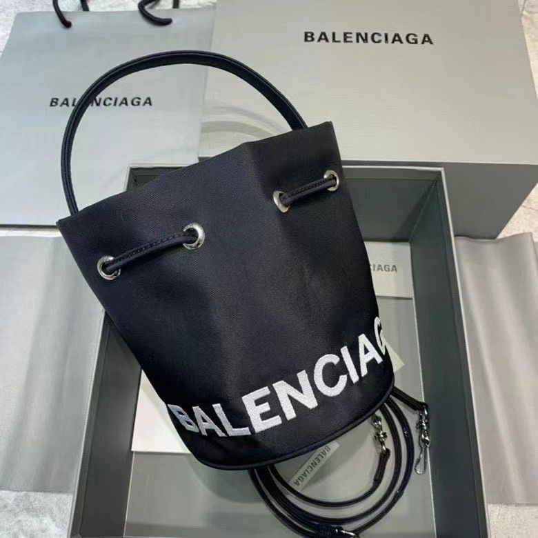 Balenciaga Wheel XS Logo Drawstring Bucket Bag for Sale in Philadelphia, PA  - OfferUp
