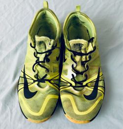 RARE Nike Free Volt/Black Polka Dot Trainers Y2K