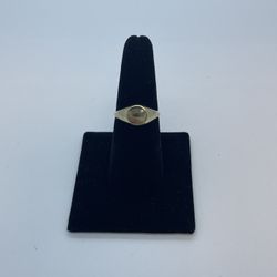 Gold Diamond Rind Stamp Style 10K 