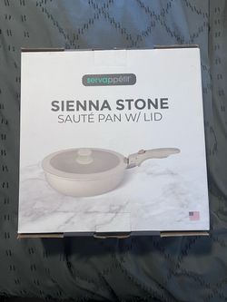 Servappétit Sienna Stone Sauté Pan with Lid