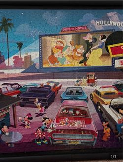 Puzzle Wall Art - Disney Drive-in