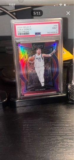 🔥 Luka Dončić 2024 Select Red Prizm /299 – PSA 9 🔥