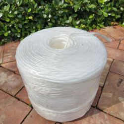 White Plastic Baler Twine Spool