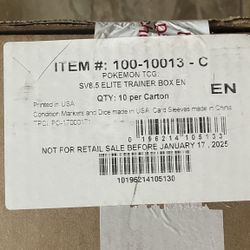 Pokemon Prismatic ETB Sealed Case