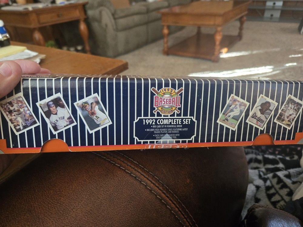 1992 Upper Deck Sealed Box Of Baseball Trading Cards 