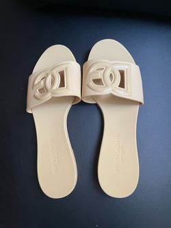 Dolce & Gabbana DG Logo Slide Sandals
