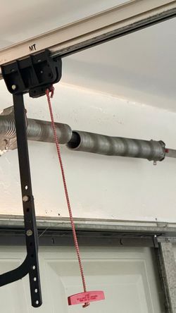 Garage Door Broken Spring Opener Off Track Replace Adjustment And Parts