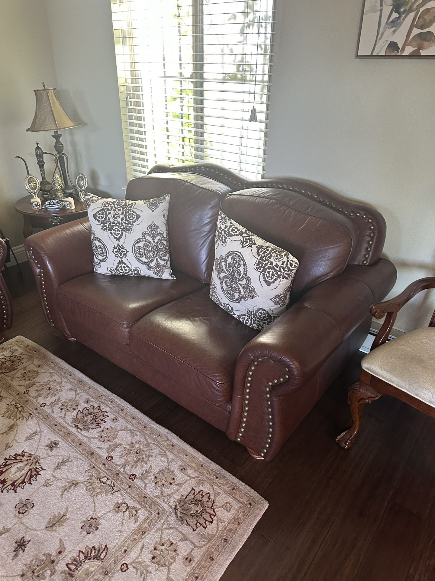 Genuine Leather Sofa Set