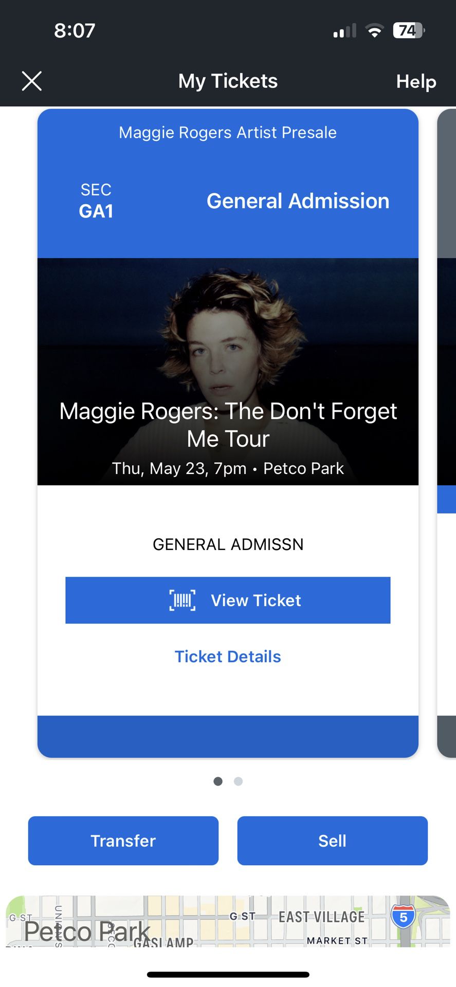 2 Maggie Rogers Tickets 5/23 San Diego