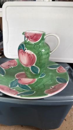Platter and jug