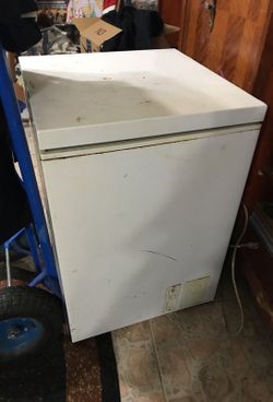 Working chest freezer