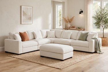 Alexent Avery Modular Sectional Sofa with Ottoman