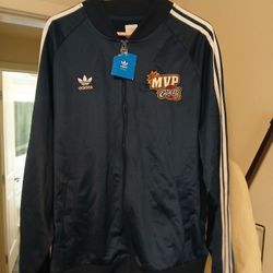 RARE Adidas Firebird Cleveland Cavaliers mvp track jacket XL blue