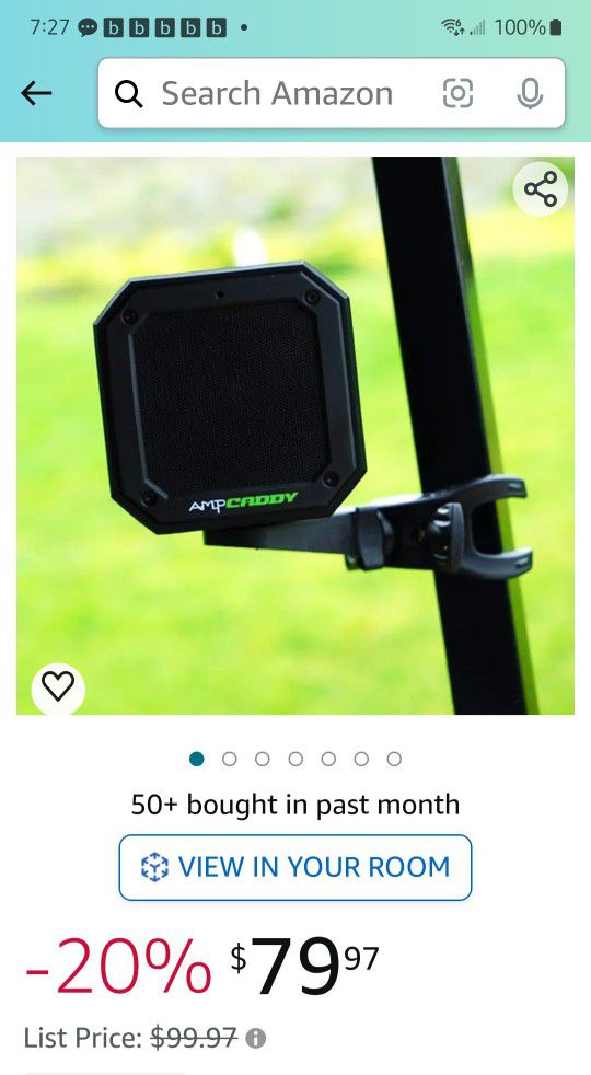 Ampcaddy Golf Cart Speaker