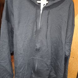 A, UNISEX BLACK HOODIE SIZE XL ONLY ONE AVAILABLE